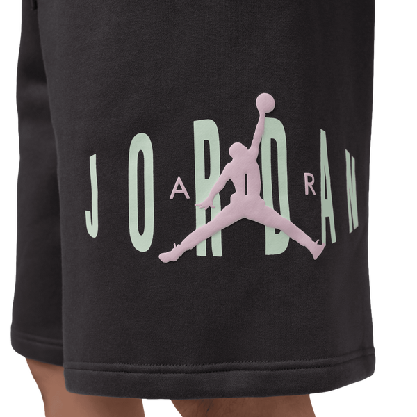 Jordan Brooklyn Stretch Fleece Short - Men's - Anthracite/Iced Carmine - Image 4