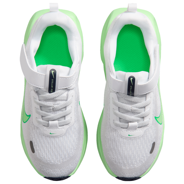 Nike Stellar Ride - Boys' Preschool - White/Photon Dust/Illusion Green - Image 4