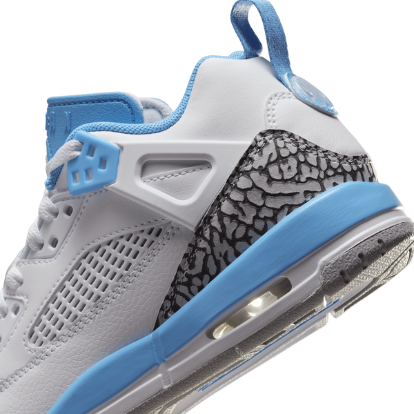 Jordan Spizike Low - Boys' Grade School - White/Carolina - Image 7