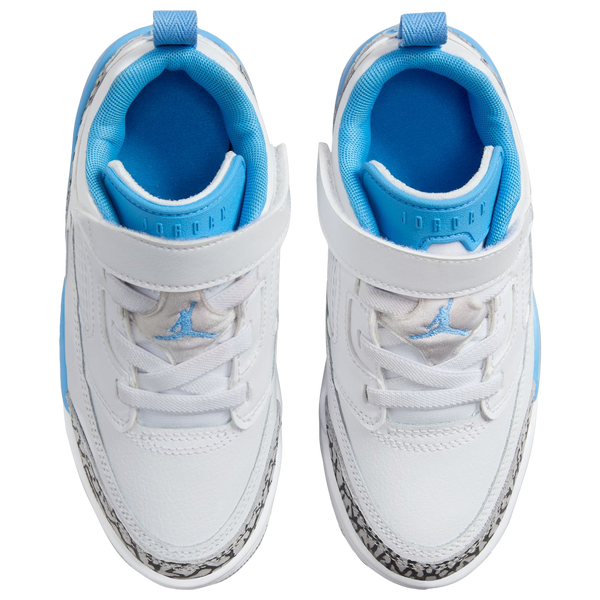 Jordan Spizike Low - Boys' Preschool - White/University Blue/Grey - Image 4