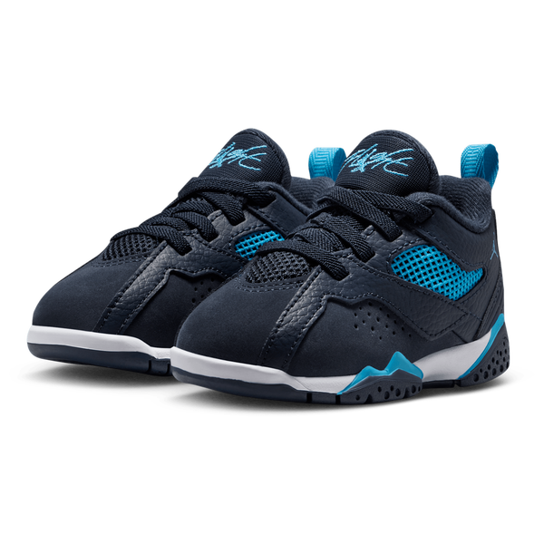 Jordan MVP 92 - Boys' Toddler - White/Obsidian/Dk Powder Blue - Image 6
