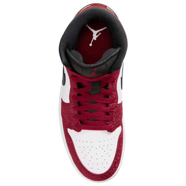 Jordan AJ1 Mid SE - Men's - Red/White/Black - Image 3