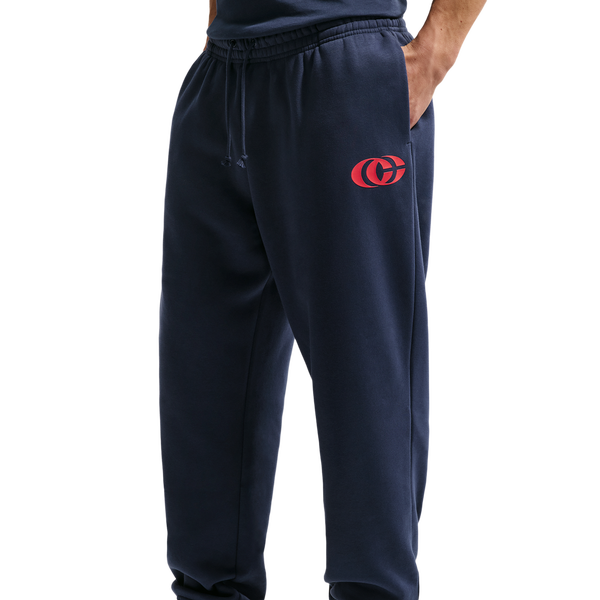 Nike CC Essentials Fleece Pant - Women's - Midnight Navy/University Red/University Red