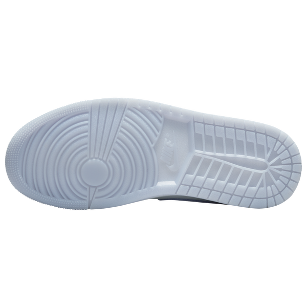 Jordan AJ 1 Mid - Women's - White/Aluminum/Wolf Grey - Image 5