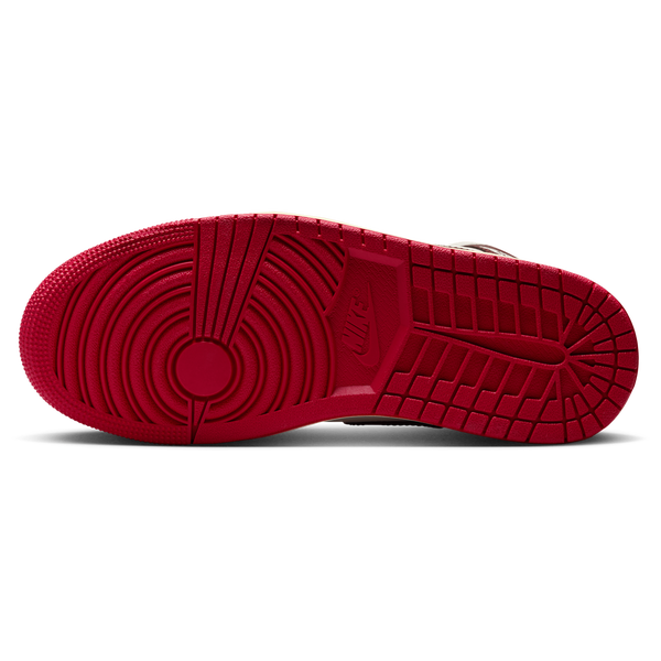 Jordan AJ 1 Mid - Women's - Dark Team Red/Sail/Coconut Milk - Image 5
