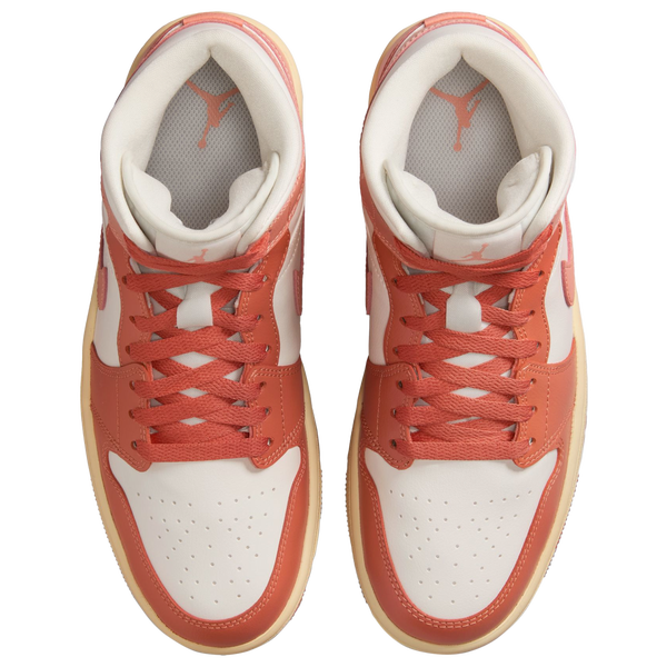 Jordan AJ 1 Mid - Women's - Sail/Pink - Image 4