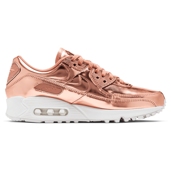 Nike Air Max 90 LX - Women's - Rose Gold/Mtlc Red Bronze/Rose Gold