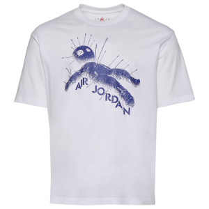 Jordan AJ 1 VD Short Sleeve Crew - Men's - White/Blue