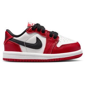 Jordan Retro 1 Low - Boys' Preschool - Summit White/Black/Varsity Red