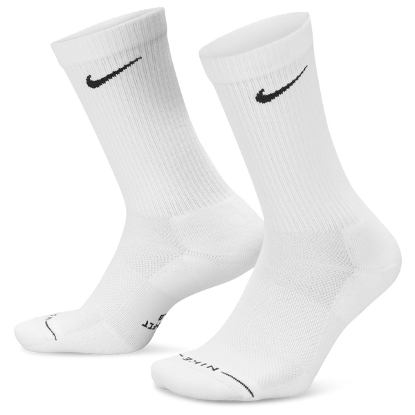 Nike Everyday Elevated Crew Socks 6 Pack - Adult - Black/White