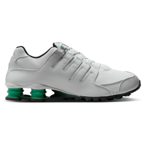 Nike Shox NZ - Men's - Grey Fog/Black/Stadium Green