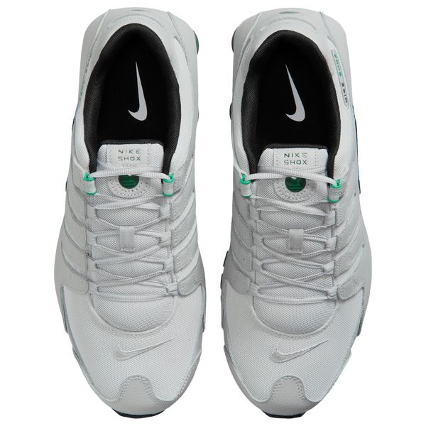 Nike Shox NZ - Men's - Grey Fog/Black/Stadium Green - Image 4