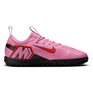 Nike JR Zoom Vapor 16 Academy TF - Boys' Grade School - Total Crimson/Magic Flamingo/Black
