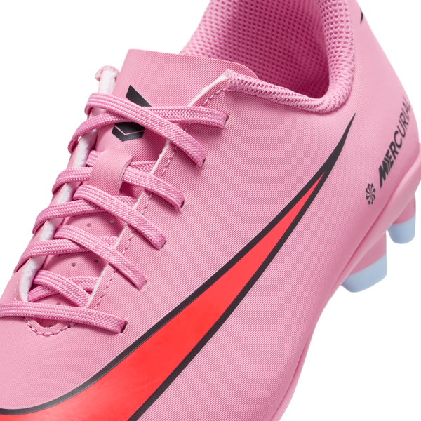 Nike JR Vapor 16 Club FG/MG - Boys' Grade School - Magic Flamingo/Black/Total Crimson - Image 7