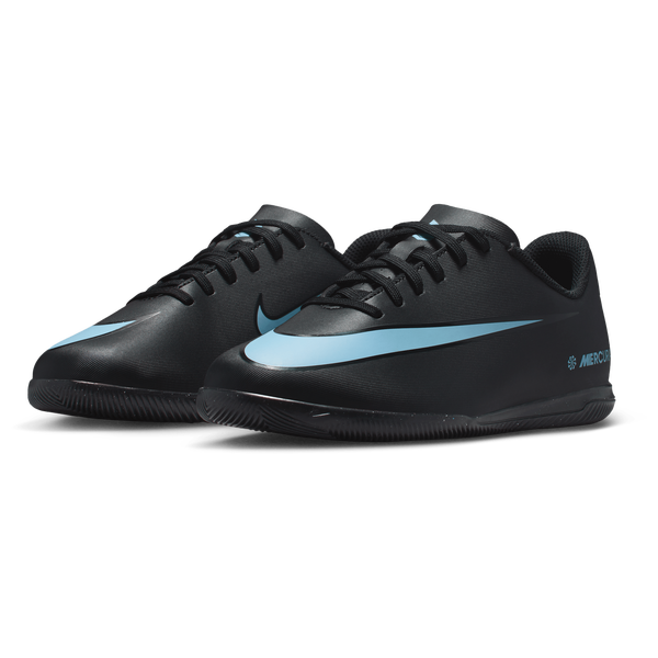 Nike JR Vapor 16 Club IC - Boys' Grade School - Black/Ice Blue - Image 6