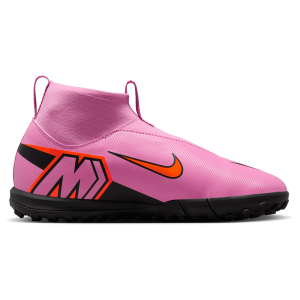 Nike JR Zoom Superfly 10 Academy TF - Boys' Grade School - Magic Flamingo/Black/Total Crimson
