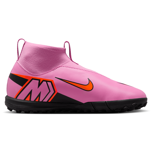 Nike JR Zoom Superfly 10 Academy TF - Boys' Grade School - Magic Flamingo/Black/Total Crimson