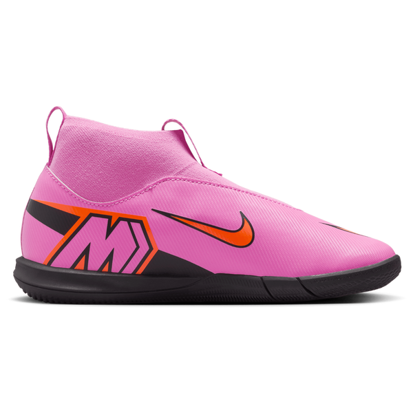 Nike JR Zoom Superfly 10 Academy IC - Boys' Grade School - Black/Magic Flamingo/Total Crimson