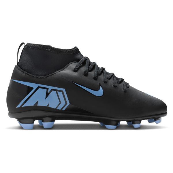 Nike JR Superfly 10 Club FG/MG - Boys' Grade School - Black/Ice Blue