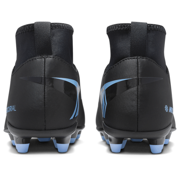 Nike JR Superfly 10 Club FG/MG - Boys' Grade School - Black/Ice Blue - Image 3