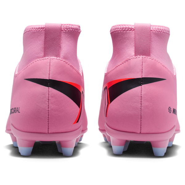 Nike JR Superfly 10 Club FG/MG - Boys' Grade School - Magic Flamingo/Total Crimson/Black - Image 3