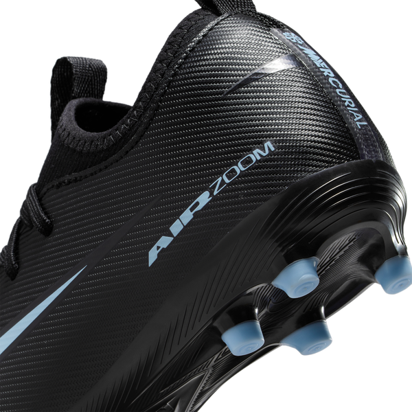 Nike JR Zoom Vapor 16 Academy FG/MG - Boys' Grade School - Black/Ice Blue - Image 8