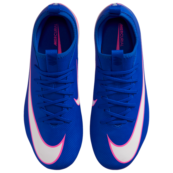 Nike JR Zoom Vapor 16 Academy FG/MG - Boys' Grade School - Racer Blue/White - Image 4