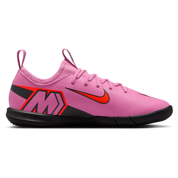 Nike JR Zoom Vapor 16 Academy IC - Boys' Grade School - Magic Flamingo/Black/Total Crimson