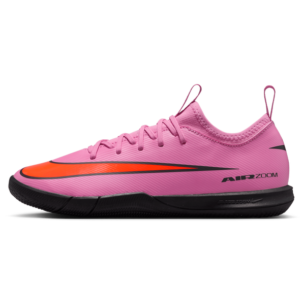 Nike JR Zoom Vapor 16 Academy IC - Boys' Grade School - Magic Flamingo/Black/Total Crimson - Image 2