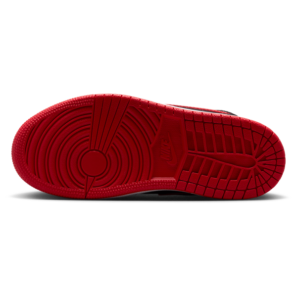 Jordan AJ 1 Mid - Boys' Preschool - Univ Red/White/Black - Image 5