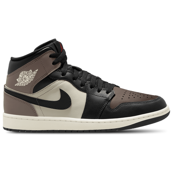 Jordan AJ 1 Mid - Men's - Black/Palomino/Phantom