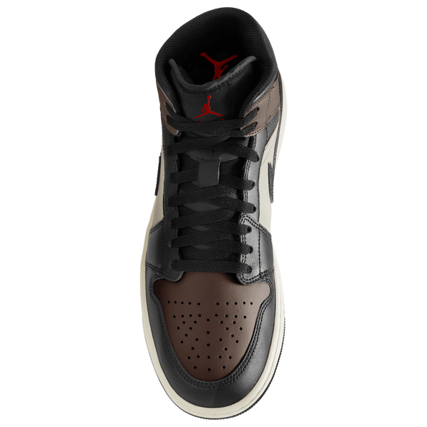 Jordan AJ 1 Mid - Men's - Black/Palomino/Phantom - Image 3