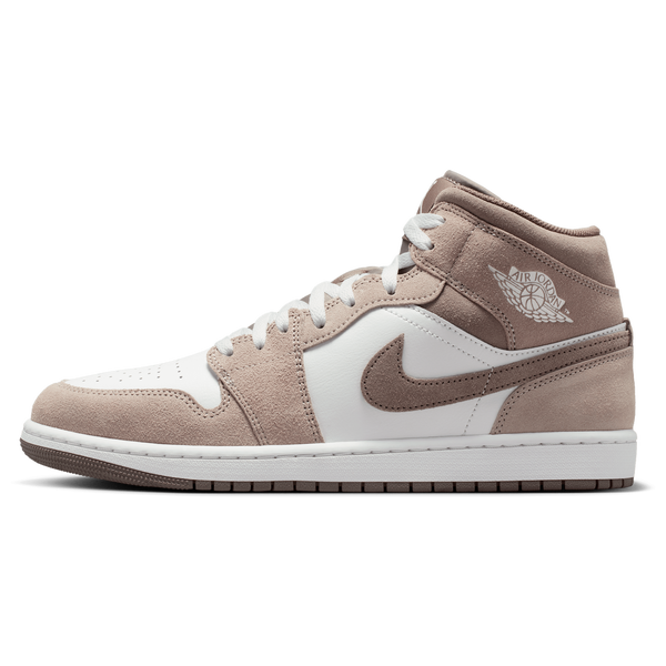 Jordan AJ 1 Mid - Men's - Enigma Stone/Olive Gray/Summit White - Image 2