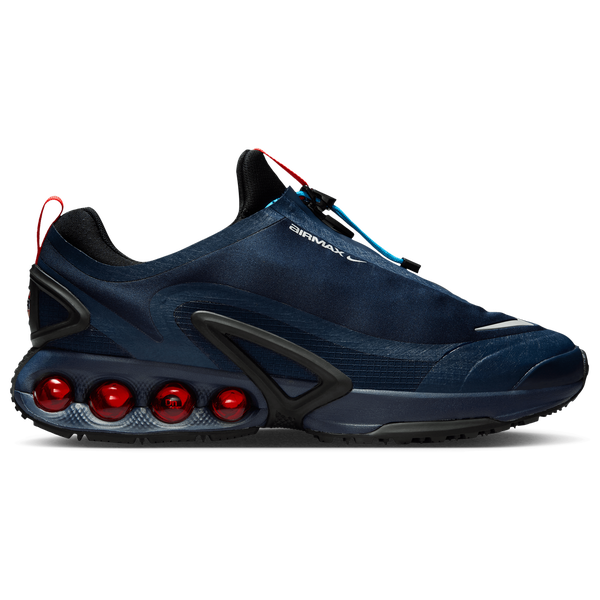 Nike Air Max DN Roam - Men's - Obsidian/Mtlc Silver/Chile Red