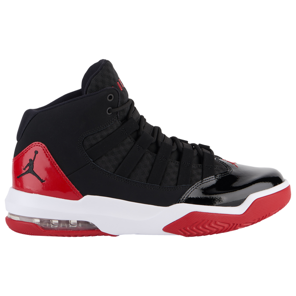 Jordan Max Aura - Men's - Black/Black/Gym Red