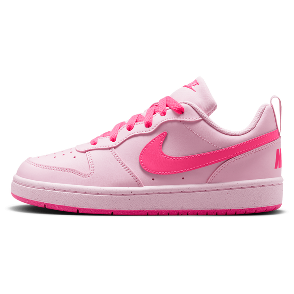 Nike Court Borough Low Recraft - Boys' Grade School - Hyper Pink/Pink Foam/White - Image 2
