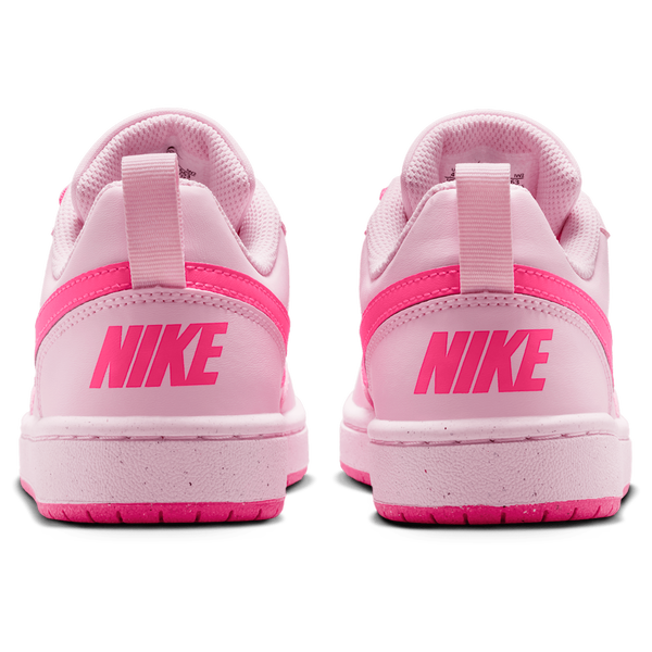 Nike Court Borough Low Recraft - Boys' Grade School - Hyper Pink/Pink Foam/White - Image 3