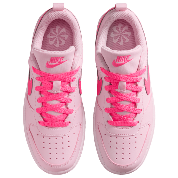 Nike Court Borough Low Recraft - Boys' Grade School - Hyper Pink/Pink Foam/White - Image 4