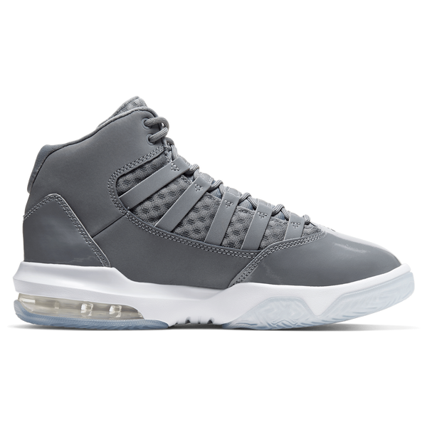 Jordan Max Aura - Boys' Grade School - White/Cool Grey/Black