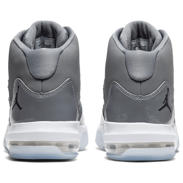 Jordan Max Aura - Boys' Grade School - White/Cool Grey/Black - Image 3