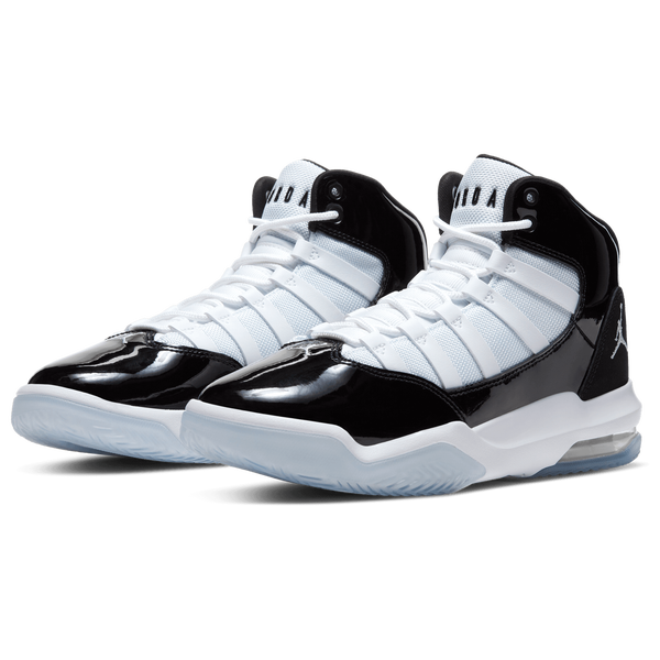 Jordan Max Aura - Boys' Grade School - Black/White - Image 6