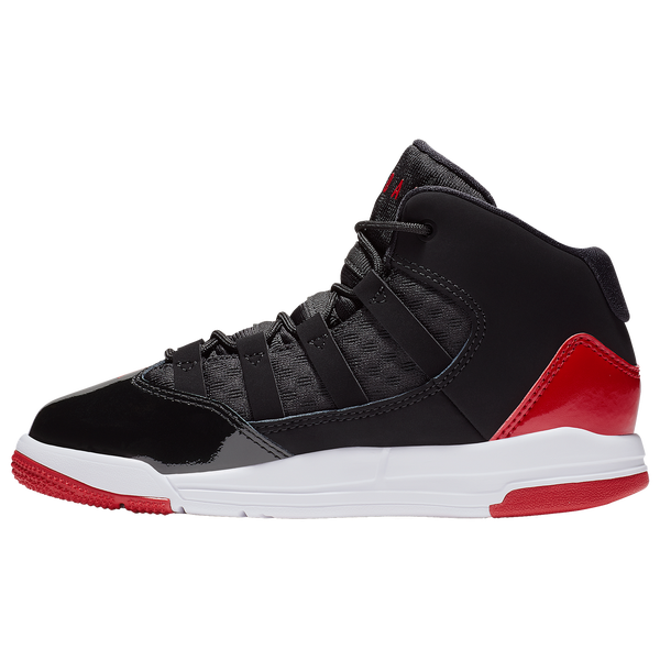 Jordan Max Aura - Boys' Preschool - Black/Gym Red/Black - Image 2