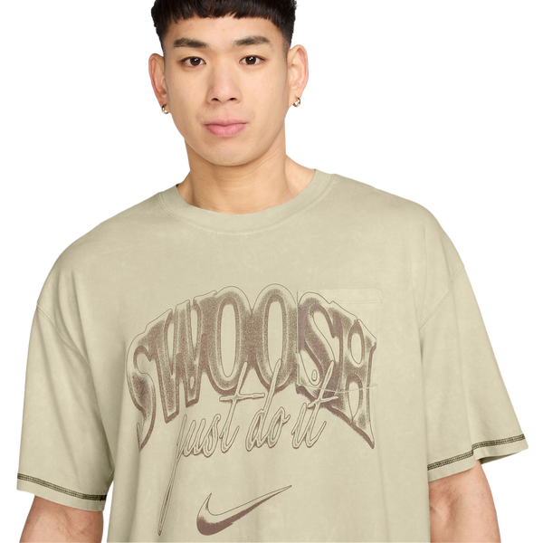 Nike M90 Vintage OC Pocket T-Shirt - Men's - Light Khaki/Brown - Image 3