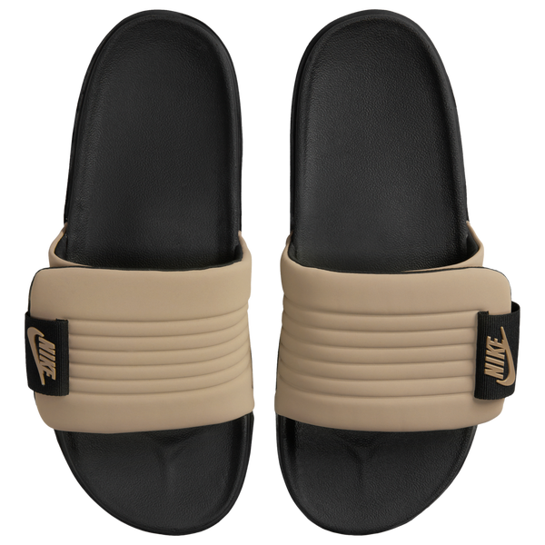 Nike Offcourt Slides - Men's - Black/Khaki/Black - Image 3