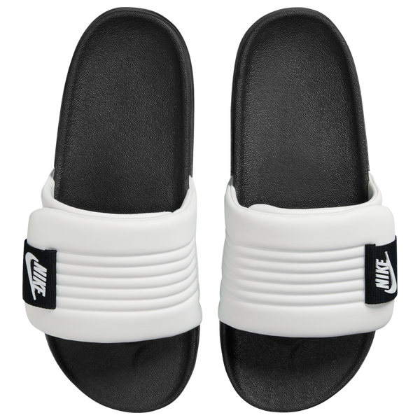 Nike Offcourt Slides - Men's - Summit White/Summit White/Black - Image 4