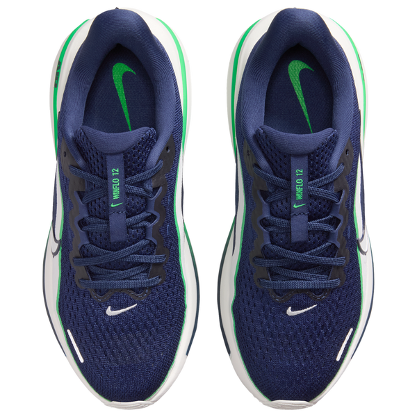 Nike Air Winflo 12 - Boys' Grade School - Midnight Navy/Summit White/Green Spark - Image 4