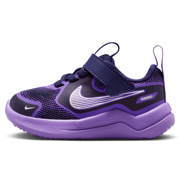 Nike Cosmic Runner Swoosh - Boys' Toddler - Coconut Milk/Blackened Blue/Bright Violet - Image 2