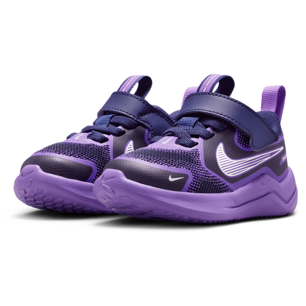 Nike Cosmic Runner Swoosh - Boys' Toddler - Coconut Milk/Blackened Blue/Bright Violet - Image 6