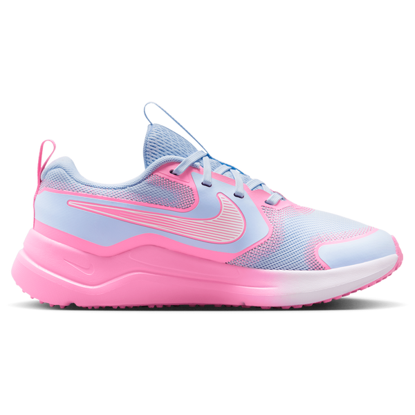 Nike Cosmic Runner Swoosh - Boys' Grade School - Hydrogen Blue/White/Pink Glow