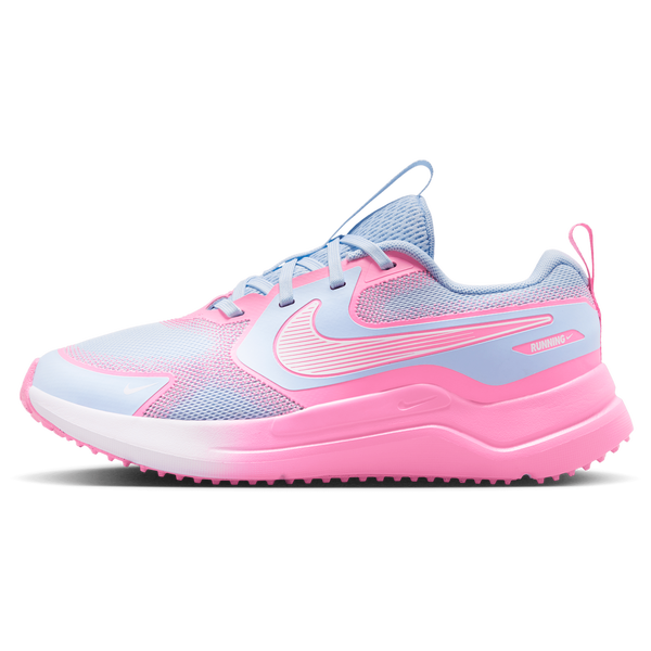 Nike Cosmic Runner Swoosh - Boys' Grade School - Hydrogen Blue/White/Pink Glow - Image 2